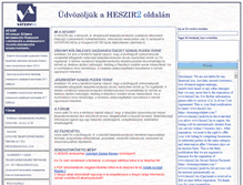 Tablet Screenshot of heszir2.hu